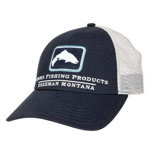 Simms Small Trout Trucker Cap - Admiral Avalon | Land & Sea