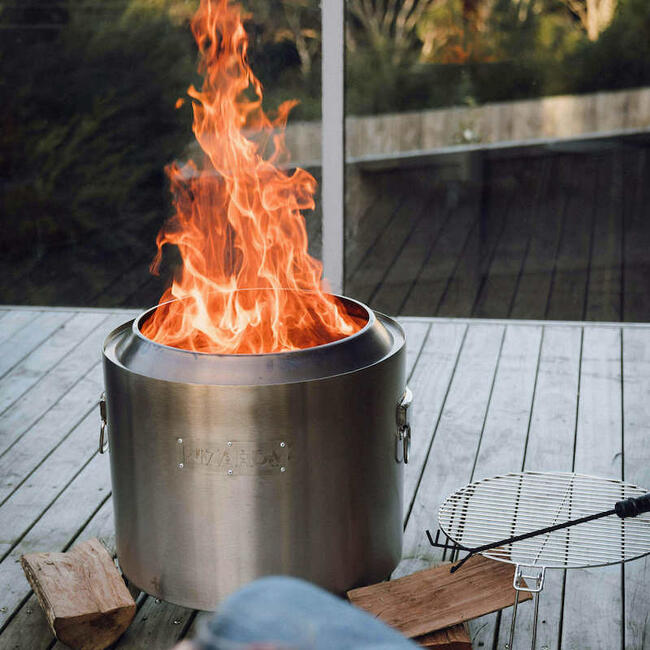 Wizard Smokeless Portable Fire Pit Land Sea NZ