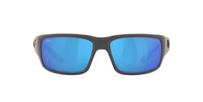 Costa Fantail Matte Gray - Blue Mirror 580G Polarized Sunglasses