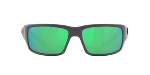 Costa Fantail Matte Gray - Green Mirror 580G Polarized Sunglasses