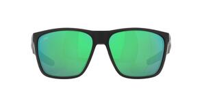 Costa Ferg XL Matte Black - Green Mirror 580G Polarized Sunglasses