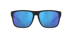 Costa Spearo XL Matte Black - Blue Mirror 580G Polarized Sunglasses