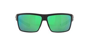 Costa Rinconcito Matte Black - Green Mirror 580G Polarized Sunglasses