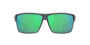 Costa Rincon Matte Smoke Crystal Copper - Green Mirror 580G Polarized Sunglasses