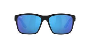 Costa Paunch Black - Blue Mirror 580G Polarized Sunglasses