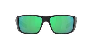 Costa Blackfin Pro Matte Black - Green Mirror 580G Polarized Sunglasses