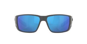 Costa Blackfin Pro Matte Gray - Blue Mirror 580G Polarized Sunglasses
