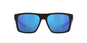 Costa Lido Matte Black - Blue Mirror 580G Polarized Sunglasses