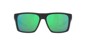 Costa Lido Matte Black - Green Mirror 580G Polarized Sunglasses