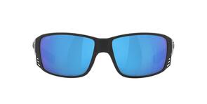 Costa Tuna Alley Pro Matte Black - Blue Mirror 580G Polarized Sunglasses