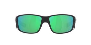 Costa Tuna Alley Pro Matte Black - Green Mirror 580G Polarized Sunglasses
