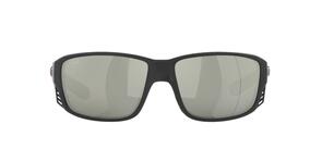 Costa Tuna Alley Pro Matte Black - Gray Silver Mirror 580G Polarized Sunglasses
