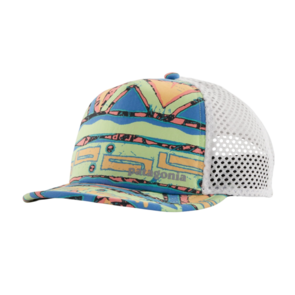 Patagonia Duckbill Shorty Trucker Hat - High Hopes Geo: Salamander Green