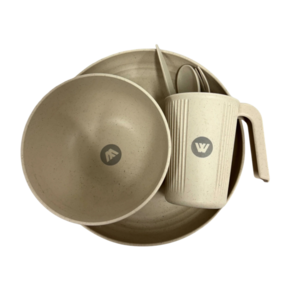 Wildtrak 6 Piece Wheat Straw Dinner Set