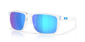 Oakley Holbrook XXL Polished Clear - Prizm Sapphire Polarized Sunglasses