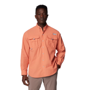 Columbia Men's PFG Bahama II Long Sleeve Shirt  - Faded Peach