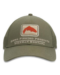 Simms Trout Icon Trucker - Riffle Green