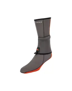 Simms Flyweight Neoprene Wet Wading Sock - Pewter - L