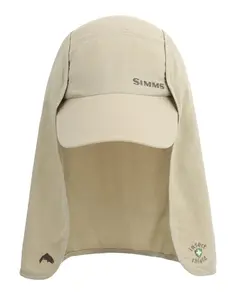 Simms Bugstopper Sunshield Cap - Stone