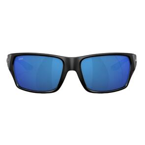 Costa Tailfin Matte Black - Blue Mirror 580G Sunglasses
