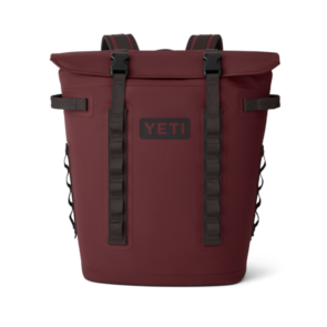 YETI Hopper M20 Soft Cooler Backpack - Wild Vine Red / Dark Grey