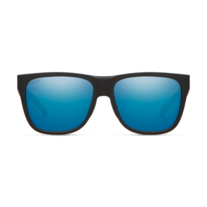 Smith Lowdown 2 Matte Black - ChromaPop Blue Mirror Polarized Sunglasses