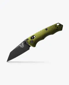 Benchmade Full Immunity | Woodland Green Aluminum | Wharncliffe