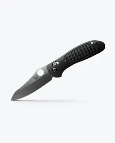 Benchmade Griptilian | Black Grivory | Sheepsfoot Knife