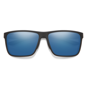 Smith Riptide Matte Black - ChromaPop Glass Blue Mirror Polarized Sunglasses