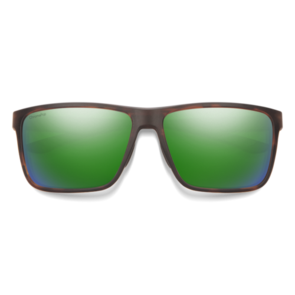Smith Riptide Matte Tortoise - ChromaPop Glass Green Mirror Polarized Sunglasses