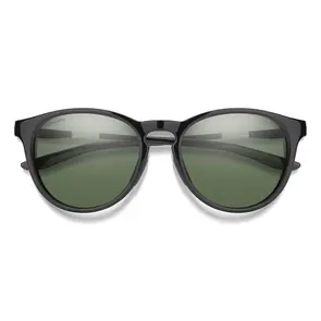 Smith Wander Black - ChromaPop Grey Green Polarized Sunglasses