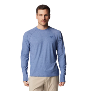 Columbia Men's PFG Uncharted Long Sleeve  - Bluebell Heather