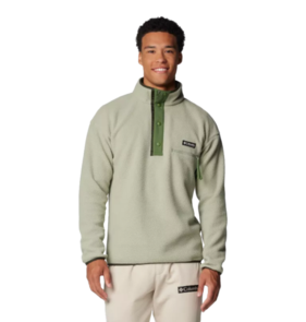 Columbia Men's Helvetia II Half Snap Fleece - Safari