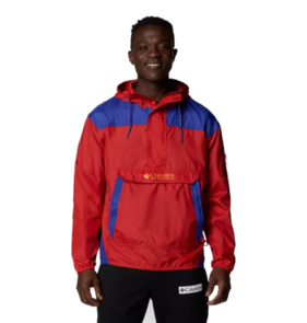 Columbia Men's Challenger II Windbreaker  - Sail Red / Clematis Blue