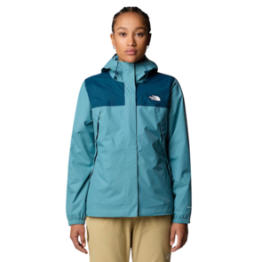 The North Face Women's Antora Rain Hoodie - Midnight Petrol / Algae Blue