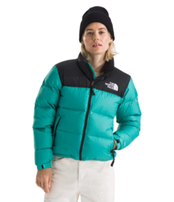 The North Face Women's 96 Retro Nuptse Jacket - Oxidized Bronze / TNF Black