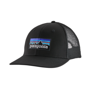 Patagonia P-6 Logo Trucker Hat - Black