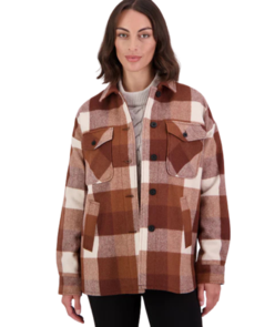 Swanndri Women's Anchorage V2 Wool Shirt Jacket - Chelsea Check