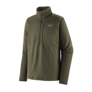 Patagonia Men's Long-Sleeved R1 Fitz Roy 1/4-Zip - Basin Green