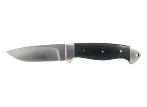 Whitby Pakkawood Sheath Knife - Black (3.25")