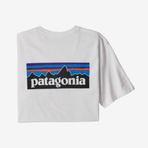 Patagonia Men's P-6 Logo Responsibili-Tee - White