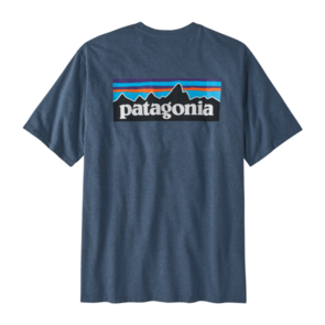 Patagonia Men's P-6 Logo Responsibili-Tee - Utility Blue