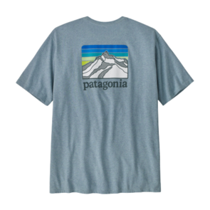 Patagonia M's Line Logo Ridge Pocket Responsibili-Tee - Thermal Blue