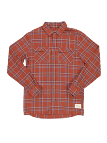 Just Another Fisherman Shoreman Shirt - Rust Check