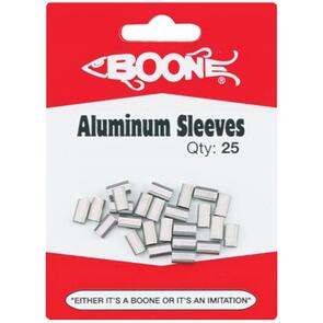 Boone Aluminium Crimping Sleeves (25 Pack)