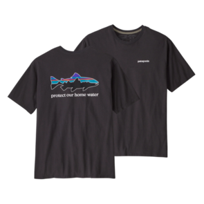 Patagonia Men's Home Water Trout Organic T-Shirt - Ink Black