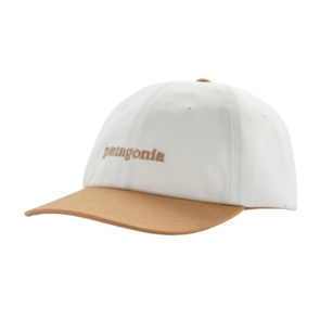 Patagonia Fitz Roy Icon Trad Cap - Text Logo: Birch White w/Grayling Brown