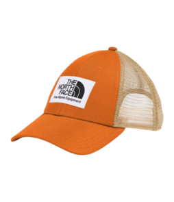 The North Face Mudder Trucker Hat - Rust Orange / Khaki Stone