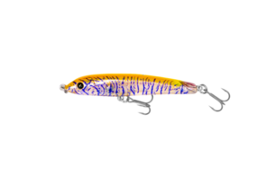 Nomad Design Riptide Sinking Stickbait Lure - Holographic Purple Shrimp