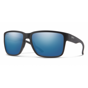 Smith Emerge Matte Black - ChromaPop Blue Mirror Polarized Sunglasses